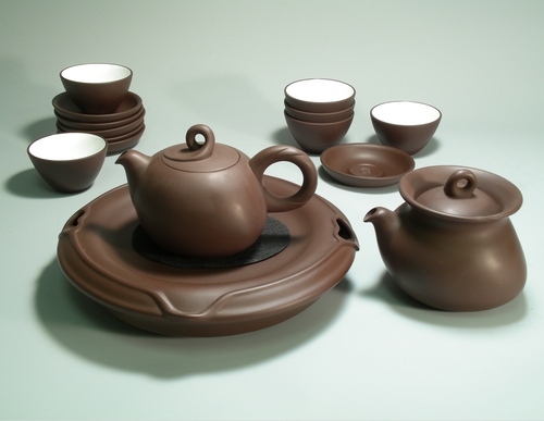 雙喜壺組（紫砂）  |茶商品|紫砂茶具|壺組