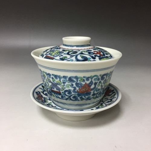 鬥彩八寶蓋碗組  |茶商品|瓷器茶具|單品