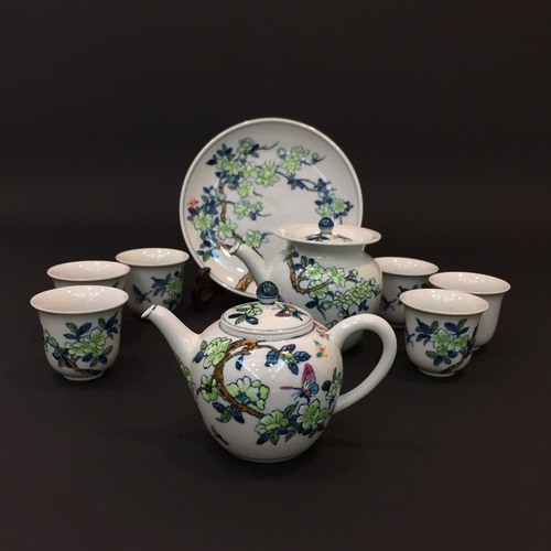 手繪迎春壺組  |茶商品|瓷器茶具|壺組
