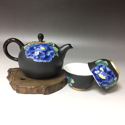 富貴天香-破曉黑<br>Teapot of wealth and fantasy  |茶商品|瓷器茶具|壺組